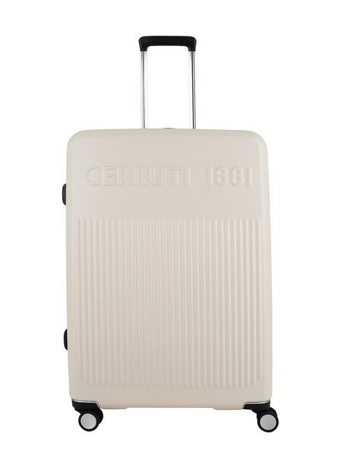 CERRUTI 1881 Trolley grande espandibile beige - Trolley Rigidi