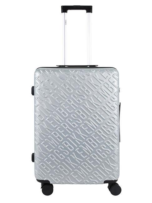 BIKKEMBERGS YUGINE Trolley misura media grigio - Trolley Rigidi