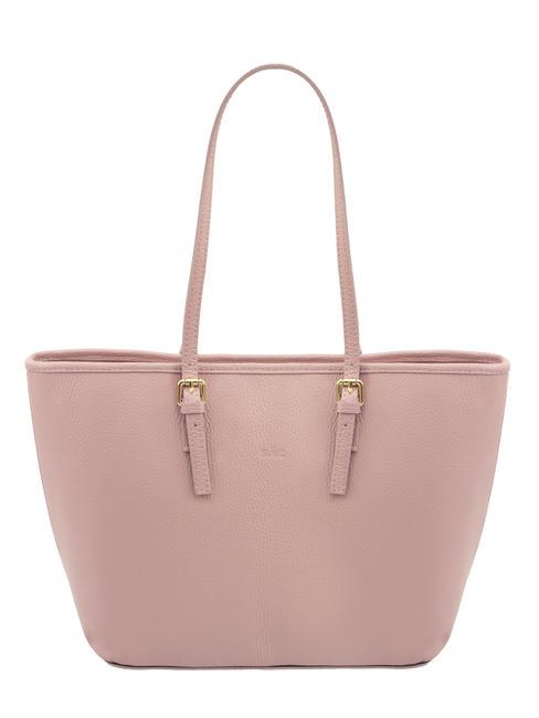 LESAC CHIARA Borsa shopper in pelle dollaro millenial pink - Borse Donna