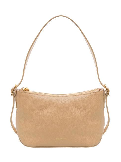 COCCINELLE CHERRY Borsa a spalla mini in pelle martellata toasted - Borse Donna