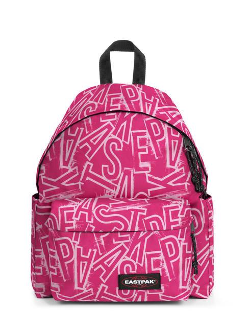 EASTPAK PADDED DAY PAK'R Zaino porta PC 14" con tasca porta borraccia ep letterspink - Zaini Scuola & Tempo Libero