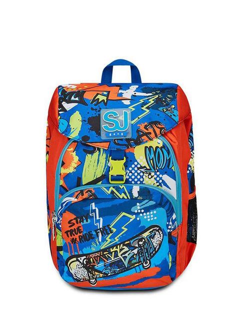 SJGANG TRICKYLED BOY Zainetto red orange - Zaini Scuola & Tempo Libero