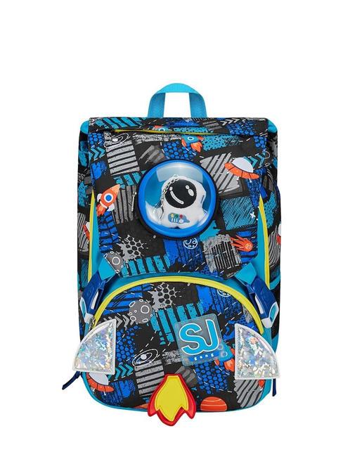 SJGANG GO TO SPACE BOY Zaino turchese fluo - Zaini Scuola & Tempo Libero