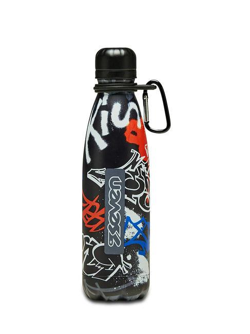 SEVEN COLOR Borraccia termica 0,5 L Nero - Borracce termiche