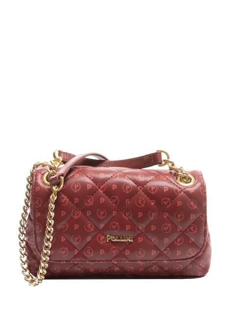 POLLINI HERITAGE MATELASSE Borsa a spalla bordeaux - Borse Donna