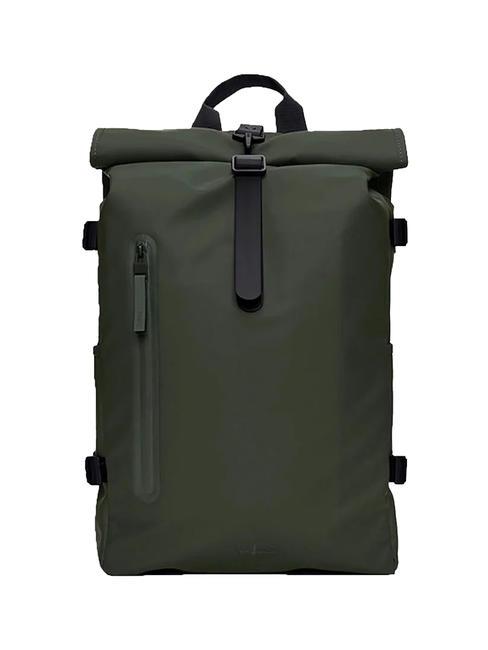 RAINS ROLLTOP RUCKSACK Zaino green - Zaini Scuola & Tempo Libero