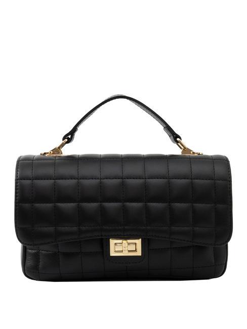 LESAC PEONIA  Borsa a mano, con tracolla, in pelle neros28 - Borse Donna
