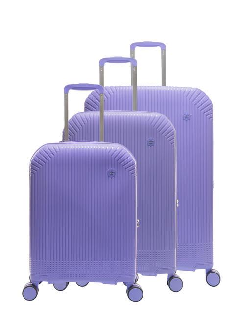 LESAC LIGHT POP 1 Set trolley: cabin+medio e grande espandibili light purple - Set Trolley
