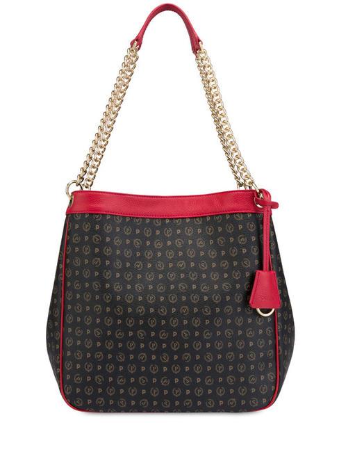 POLLINI HERITAGE Borsa a spalla, trasformabile nero lacca - Borse Donna