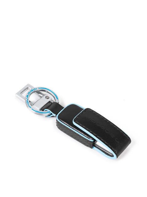 PIQUADRO BLUE SQUARE Portachiavi con chiavetta USB 16GB nero - Portachiavi