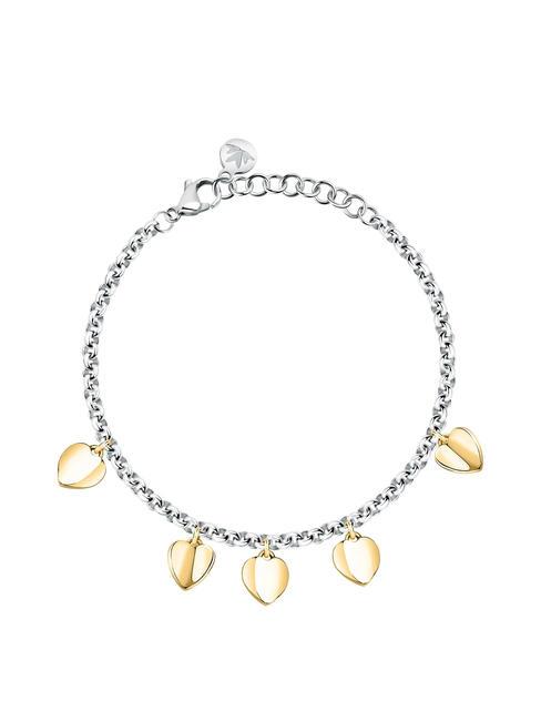 MORELLATO PAILETTES Bracciale charms cuori ARGENTO - Bracciali Donna