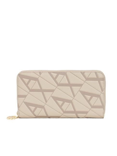 ARMANI EXCHANGE A|X EMBOSSED Portafoglio grande zip around pisco/dark pisco - Portafogli Donna
