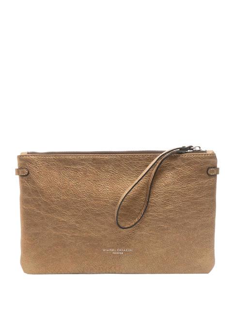 GIANNI CHIARINI borsa a tracolla in pelle  bronze - Borse Donna