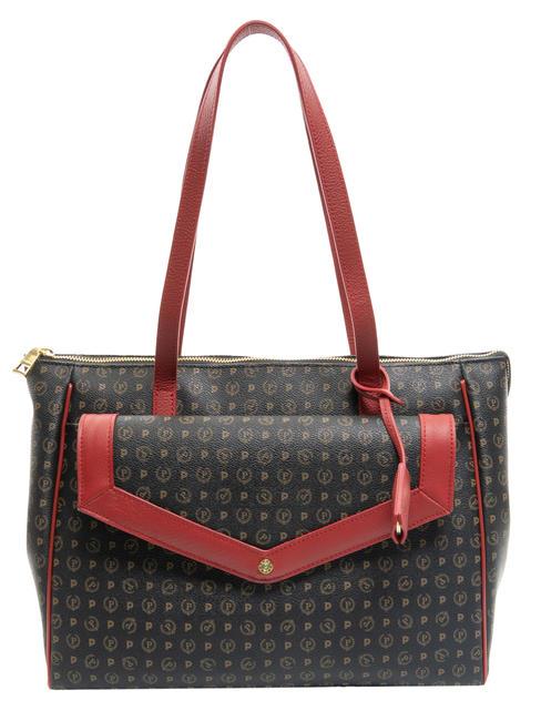 POLLINI HERITAGE Borsa shopping  nero lacca - Borse Donna
