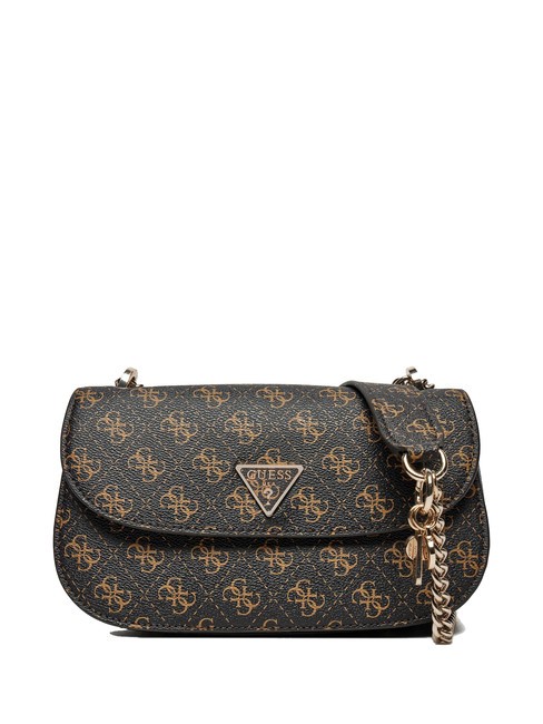 GUESS ECO ERICA Borsetta a spalla / a tracolla brown - Borse Donna