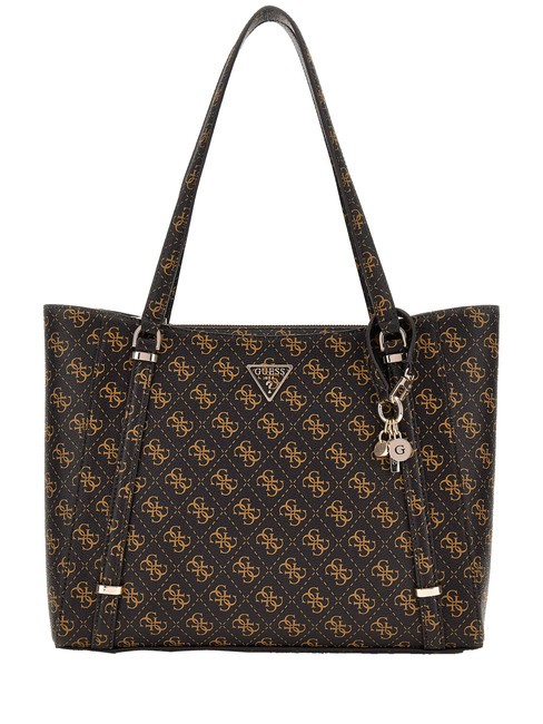 GUESS ECO ERICA Shopper a spalla brown - Borse Donna