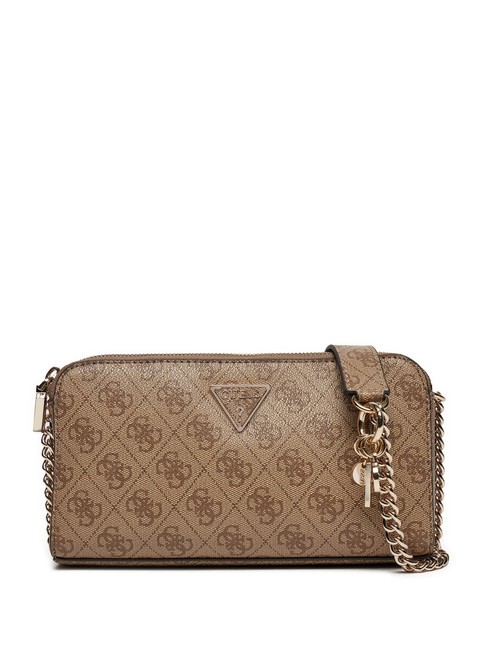 GUESS ECO ERICA Borsa piccola a tracolla LATTE LOGO - Borse Donna