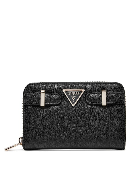 GUESS ECO ALI  Portafoglio medio zip around NERO - Portafogli Donna