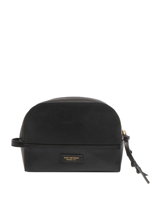 THE BRIDGE DOMITILLA  Beauty in pelle Nero Oro - Borsoni