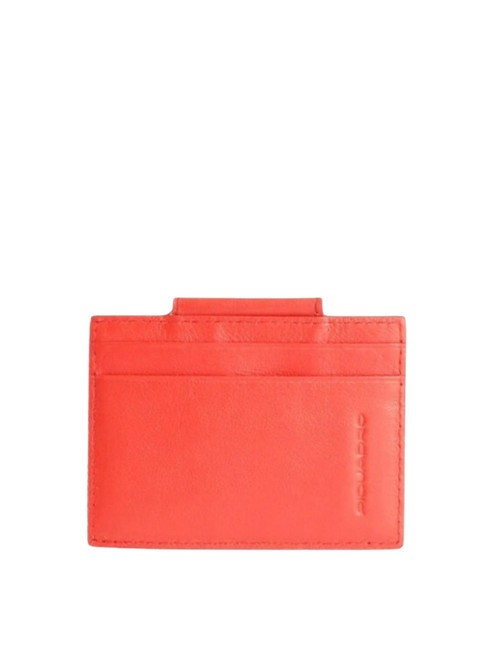 PIQUADRO URBAN  Portacard in pelle ROSSO - Portafogli Uomo