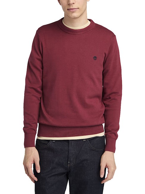 TIMBERLAND WILLIAMS RIVER Maglioncino girocollo cordovan - Felpe Uomo