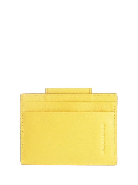 PIQUADRO URBAN  Portacard in pelle Giallo - Portafogli Uomo