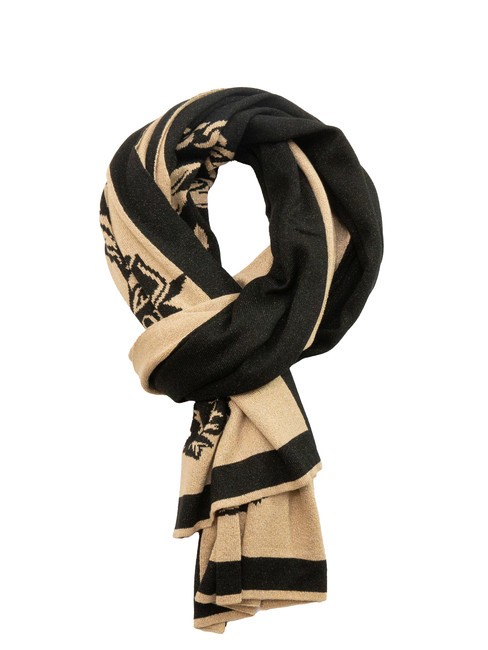MOSCHINO BOUTIQUE Sciarpa stampa all over oro - Sciarpe