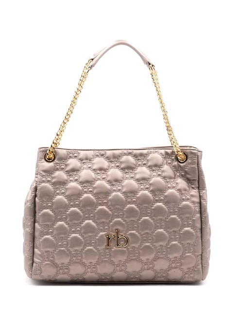 ROCCOBAROCCO TESSA Borsa a spalla manici catena bronzo - Borse Donna