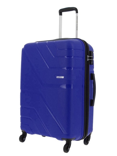AMERICAN TOURISTER UPLAND Trolley misura media BLU NAVY - Trolley Rigidi