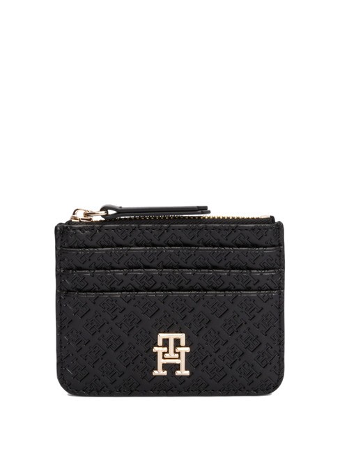 TOMMY HILFIGER TH ETERNITY Portacard con zip black - Portafogli Donna