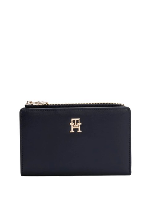 TOMMY HILFIGER TH DISTINCT Portafoglio slim black - Portafogli Donna
