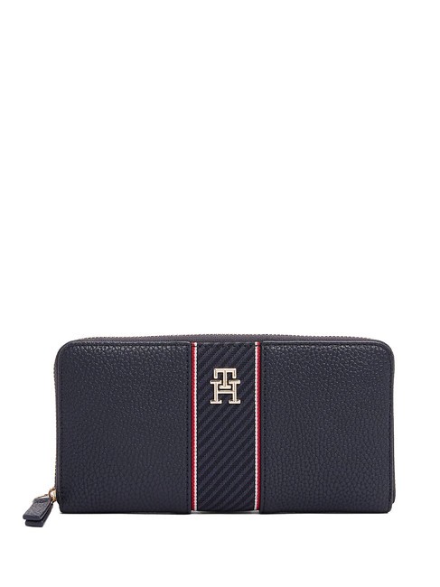 TOMMY HILFIGER TH LEGACY Portafoglio zip around space blue - Portafogli Donna