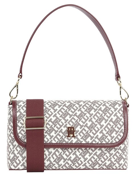 TOMMY HILFIGER TH MONOPLAY Borsetta a spalla, con tracolla oxblood - Borse Donna