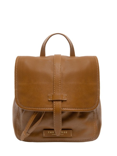 THE BRIDGE PLUMD Zaino in pelle havana/abb.oro - Borse Donna