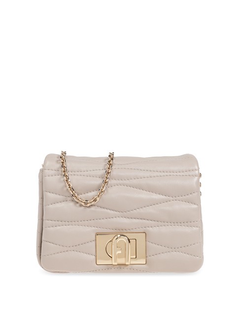 FURLA 1927 Borsa mini a tracolla in pelle vaniglia - Borse Donna