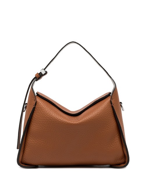GIANNI CHIARINI PENELOPE Borsa in pelle a spalla con tracolla caramello-sabbia - Borse Donna