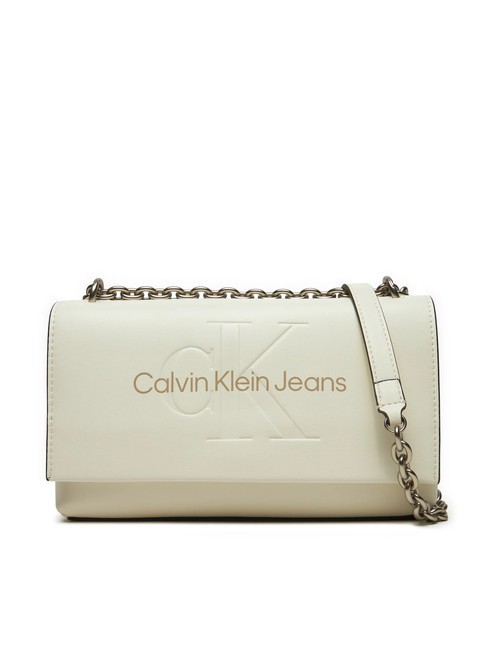 CALVIN KLEIN SCULPTED Convertible Borsa a spalla / a tracolla tofu - Borse Donna