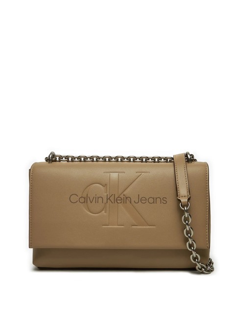 CALVIN KLEIN SCULPTED Convertible Borsa a spalla / a tracolla crockery - Borse Donna