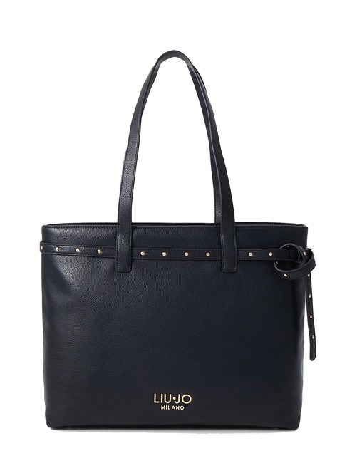 LIUJO EVRIM Borsa shopping con borchiette NERO - Borse Donna