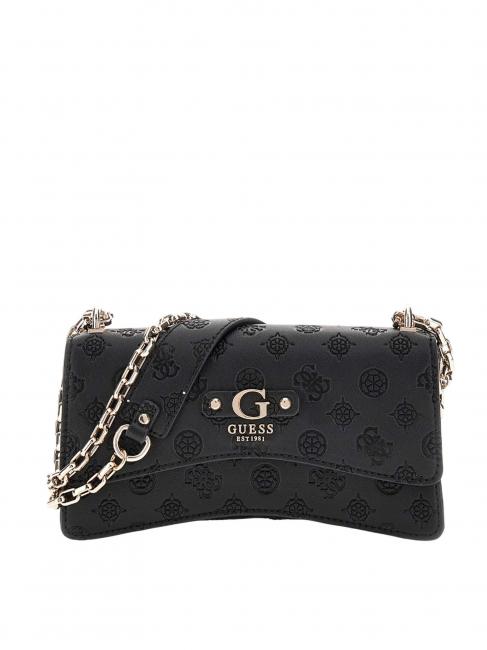 GUESS GERTY Borsa convertible con patta NERO - Borse Donna