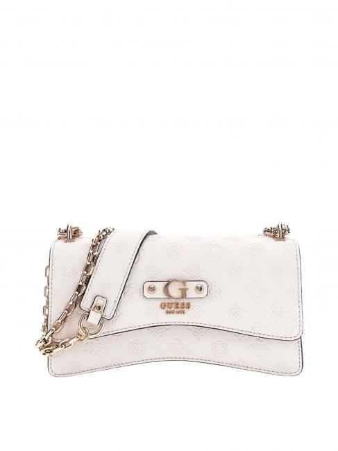 GUESS GERTY Borsa convertible con patta OFFWHITE - Borse Donna