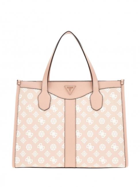 GUESS SILVANA 2 Borsa tote a spalla sand logo - Borse Donna