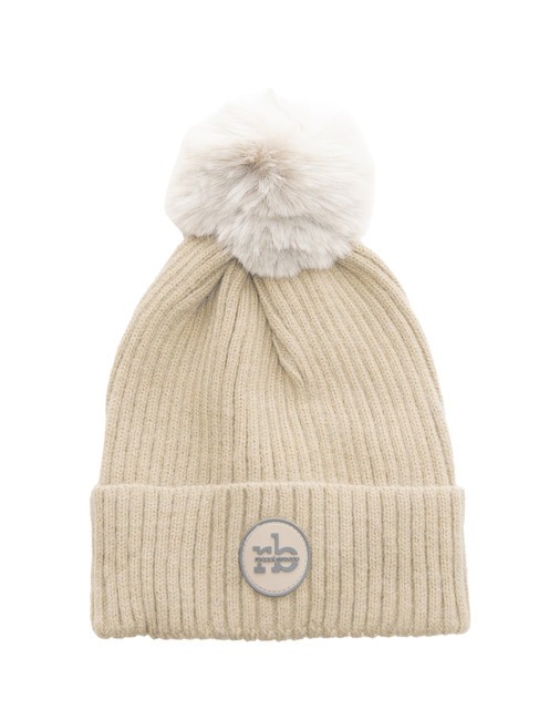 ROCCOBAROCCO PON PON Berretto con risvolto grigio - Cappelli