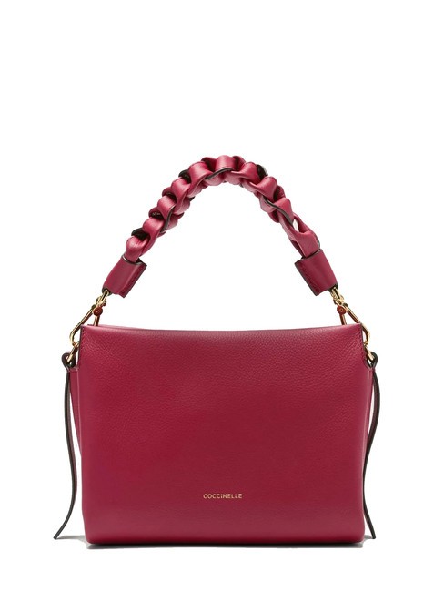 COCCINELLE BOHEME Borsetta a mano, con tracolla, in pelle sangria/skin - Borse Donna