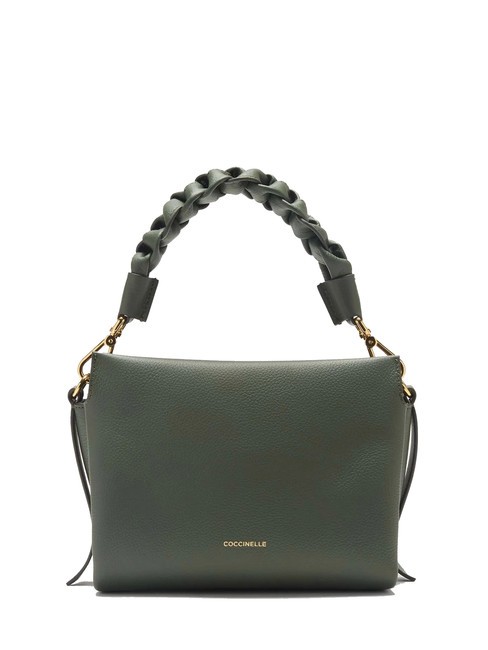 COCCINELLE BOHEME Borsetta a mano, con tracolla, in pelle alga/guacamole - Borse Donna