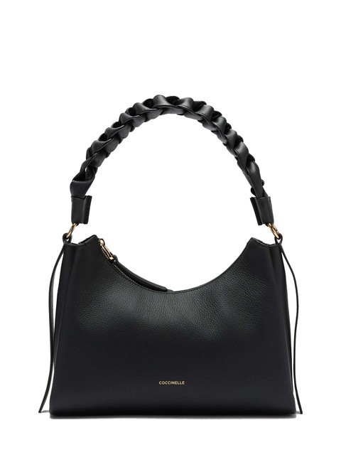 COCCINELLE BOHEME GRANA DOUBLE Sacca media in pelle noir/cuir - Borse Donna