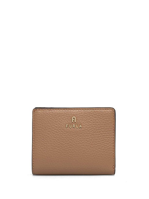 FURLA CAMELIA Portafoglio compatto pelle vitello deserto - Portafogli Donna