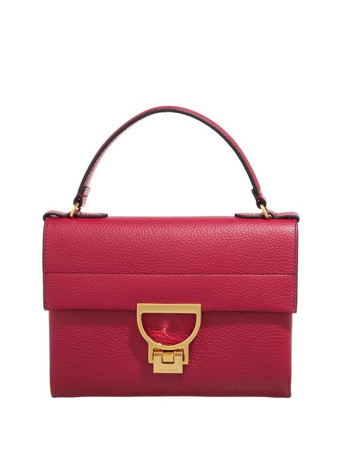 COCCINELLE ARLETTIS Mini bag in pelle martellata sangria - Borse Donna