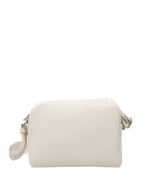 CALVIN KLEIN CK JEANS OVER WEBBING  Mini Bag a tracolla tofu - Borse Donna