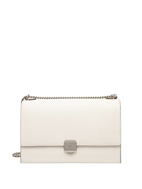 CALVIN KLEIN CK JEANS FORGED LOCK M Borsa a tracolla tofu - Borse Donna
